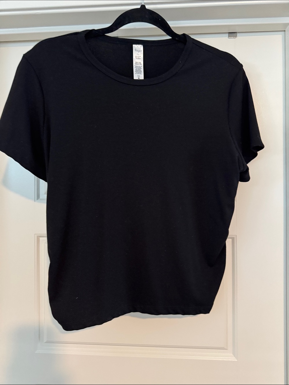 VOGO Athletica Black Short Sleeve Crew Tee